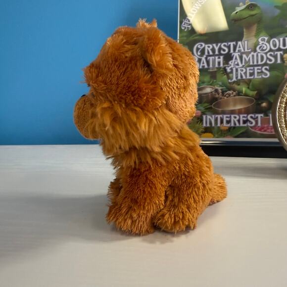 Ty Beanie Boo Barley Dog Plush 6” | EUC VelveTy Brown Puppy Stuffed Animal - Picture 2 of 5